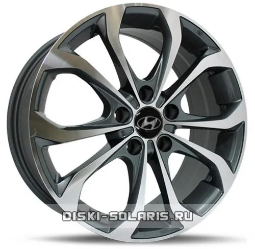 Диск Hyundai OEM1428HY серый с полировкой
