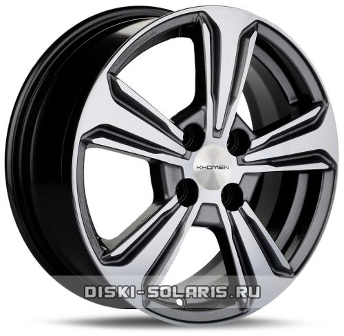Диск Khomen Wheels KHW1502 насыщенный серый