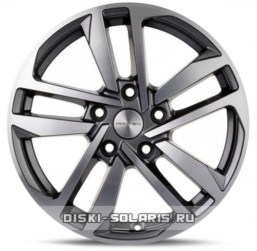 Диск Khomen Wheels KHW1612 серый с полировкой