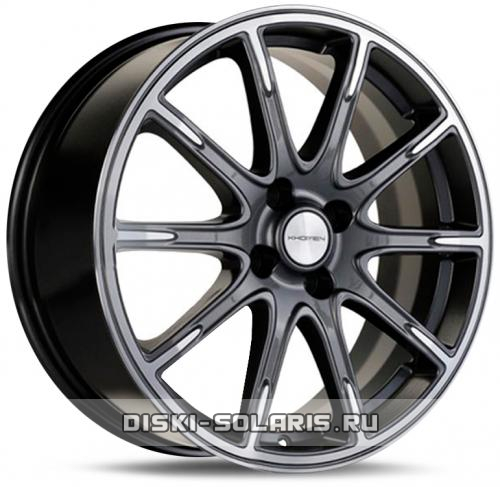Диск Khomen Wheels KHW1707 серый с полировкой