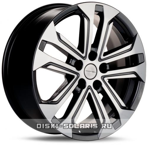Диск Khomen Wheels KHW1803 серый с полировкой