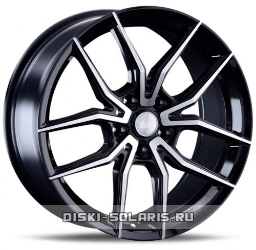 Диск LS Wheels 1242 черный с полировкой