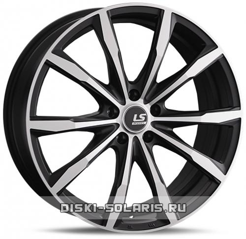 Диск LS Wheels FlowForming RC38 черный с полировкой